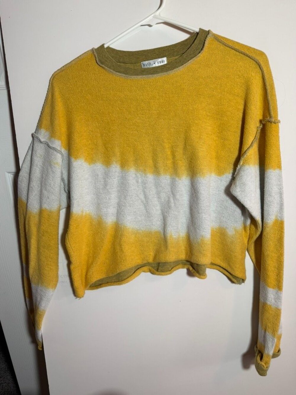 Yellow & White Women's Shirt